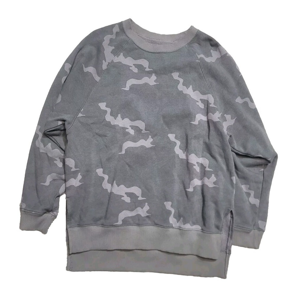 American‎ Eagle Ahh-mazingly Soft Gray Camo Sweatshirt XS